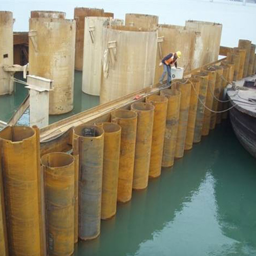 海西钢护筒现场安装